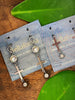 SILVER CROSS EARRINGS by Bellaforma Jewelry