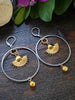 SAMALA SUN HOOPS by Bellaforma Jewelry