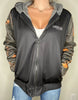 Midnight Camo Heavy Zip Fleece Hoodie by Luckless Outfitters