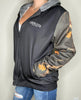 Midnight Camo Heavy Zip Fleece Hoodie by Luckless Outfitters