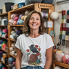 Raven & Rose Threads T-shirt by YarnMerch