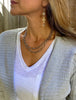 SILVER CROSS EARRINGS by Bellaforma Jewelry