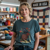 Raven & Rose Threads T-shirt by YarnMerch