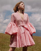 CARTA Y LETRA DRESS EYELET IN PINK EYELET by No Pise La Grama Web