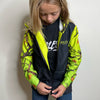 HI-VIS KIDS CAMO HEAVY ZIP FLEECE HOODIE by Luckless Outfitters