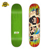 Flip Penny "Tom's Friends" Cheech and Chong Tie Dye 8.25" Skateboard Deck