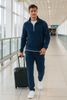 Buki Cinqo Travel Half Zip 2-Pack - Navy/White by Buki