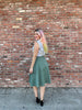 Charlotte Skirt in Sage - Plus Sizes only by Retrolicious