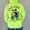 Live Fast Eat Trash Hoodie by Luckless Outfitters
