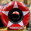 Toxico HARD SUPERTHANE Wheels 52mm/101a by Brand-X Skateboards