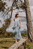 CASCADA DRESS IN DUSTY BLUE by No Pise La Grama Web