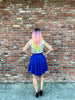 Royal Blue Skater Skirt by Retrolicious