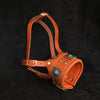 The "Eros" muzzle brown by Bestia Dog Gear