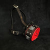 The "Eros" muzzle black & red by Bestia Dog Gear