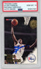 Graded 1996-97 NBA Hoops Allen Iverson #295 Autographed Rookie RC Basketball Card PSA 10 Gem Mint