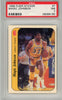 Graded 1986 Fleer Sticker Magic Johnson #7 Basketball Card PSA 7 Near Mint