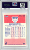 Graded 1986 Fleer George Gervin #36 Basketball Card PSA 6 EX-MT