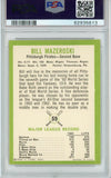 Graded 1963 Fleer Bill Mazeroski #59 Baseball Card PSA 7 Near Mint