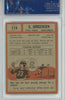 Graded 1962 Topps Sonny Jurgensen #115 Football Card PSA 6 EX-MT