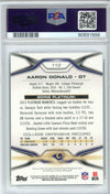Graded 2014 Topps Platinum Aaron Donald #112 Rookie RC Football Card PSA 9 Mint