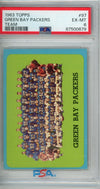Graded 1963 Topps Green Bay Packers #97 Football Card PSA 6 EX-MT