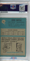 Graded 1964 Philadelphia John Johnny Unitas #12 Football Card PSA 6 EX-MT