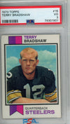 Graded 1973 Topps Terry Bradshaw #15 Football Card PSA 3 Very Good