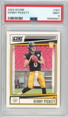 Graded 2022 Panini Score Kenny Pickett #301 Rookie RC Football Card PSA 9 Mint