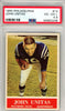 Graded 1964 Philadelphia John Johnny Unitas #12 Football Card PSA 4.5 VG-EX+