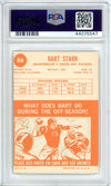 Graded 1963 Topps Bart Starr #86 Football Card PSA 4 Very Good-Excellent