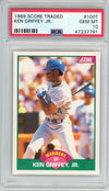 Graded 1989 Score Traded Ken Griffey Jr. #100T Rookie RC Baseball Card PSA 10 Gem Mint