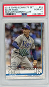 Graded 2019 Topps Complete Set Blake Snell #24 582 Montgomery Club Baseball Card PSA 10 Gem Mint