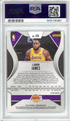 Graded 2019 Panini Prizm LeBron James #129 Silver Prizm Basketball Card PSA 10 Gem Mint