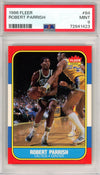 Graded 1986 Fleer Robert Parrish #84 Basketball Card PSA 9 Mint