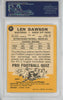 Graded 1967 Topps Len Dawson #61 Football Card PSA 6 EX-MT