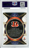 Graded 2021 Panini Select Ja'Marr Chase #PHE18 Phenomenon-Silver Prizm Rookie RC Football Card PSA 10 Gem Mint