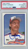 Graded 1989 Topps Randy Johnson #647 Rookie RC Baseball Card PSA 10 Auto Grade Gem Mint
