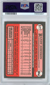 Graded 1989 Topps Traded Randy Johnson #57T Rookie RC Baseball Card PSA 9 Auto Grade Mint