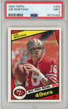 Graded 1984 Topps Joe Montana #358 Football Card PSA 9 Mint