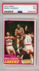 Graded 1981 Topps Magic Johnson #21 2nd Year Basketball Card PSA 7 Near Mint