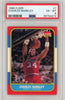 Graded 1986 Fleer Charles Barkley #7 Rookie RC Basketball Card PSA 6 EX-MT