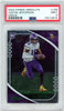 Graded 2020 Panini Absolute Justin Jefferson #168 Green Rookie RC Football Card PSA 9 Mint