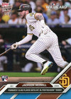 2024 Topps Now Jackson Merrill #790 Blue #/49 San Diego Padres Rookie RC Baseball Card