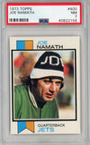 Graded 1973 Topps Joe Namath #400 Football Card PSA 7 Near Mint