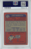 Graded 1973 Topps Joe Namath #400 Football Card PSA 7 Near Mint