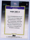 2024 Topps Now Bronny James #3 Green #/99 1st NBA Points Los Angeles Lakers Rookie RC Basketball Card