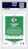 Graded 2021 Panini Donruss Tyreek Hill #117 Variation Football Card PSA 10 Gem Mint