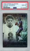 Graded 2020 Panini Illusions Lamar Jackson #3 Retail Football Card PSA 10 Gem Mint