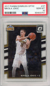 Graded 2017 Panini Donruss Optic Nikola Jokic #37 Basketball Card PSA 10 Gem Mint