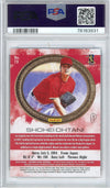 Graded 2018 Panini Diamond Kings Shohei Ohtani #73 Pitching/No Pinstripe Rookie RC Baseball Card PSA 10 Gem Mint